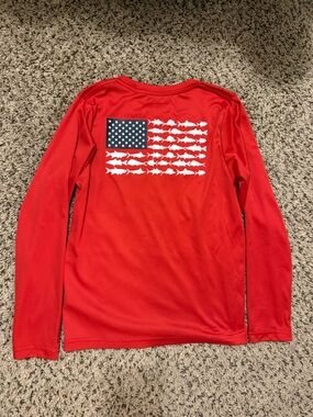 Columbia Boys Patriotic Performance Long Sleeve Shirt